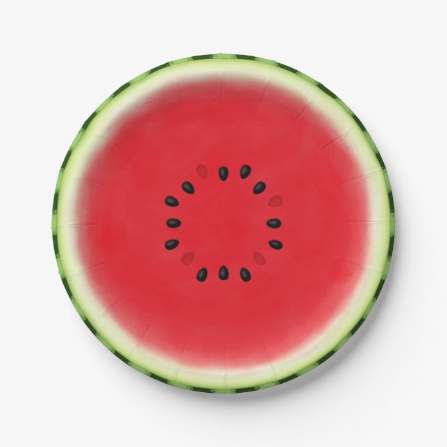 Watermelon Slice Pappteller (Vorderseite)
