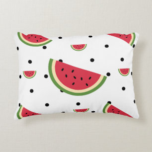 Watermelon Slice Pattern Summer Picnic & Patriot Dekokissen