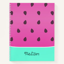 Watermelon Slice | Personalisiertes SpiralNotebook Notizbuch