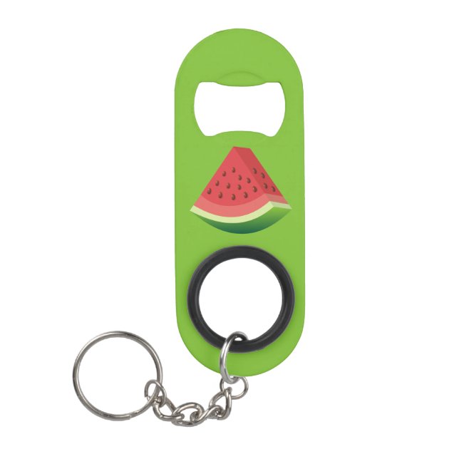 Watermelon Slice Schlüsselanhänger Flaschenöffner (Vorderseite)
