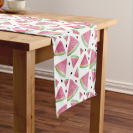 Watermelon Slices Summer Pattern Kurzer Tischläufer