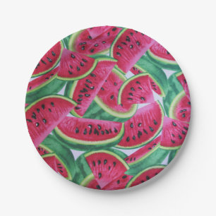 Watermelon Sommer Party Papier Teller
