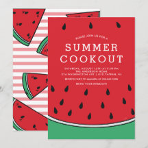 Watermelon Sommerkochausladung