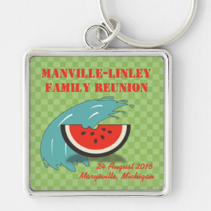 Watermelon Splash Family Wiedersehen Souvenir Schl Schlüsselanhänger