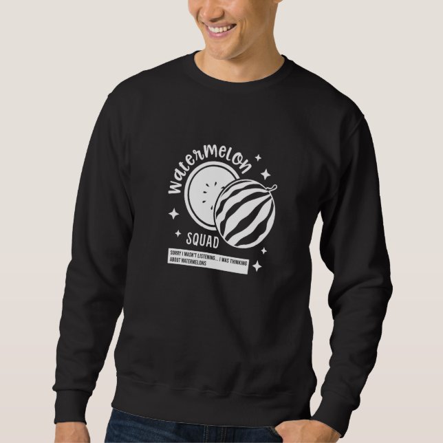 Watermelon Squad Team Tropical Fruits   Sweatshirt (Vorderseite)