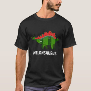 Watermelon Stegosaurus Sommer Früchte Funny Melon  T-Shirt
