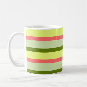 Watermelon Streifen Klassisch horizontal Kaffeetasse