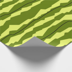 Watermelon Streifenpapier Geschenkpapier