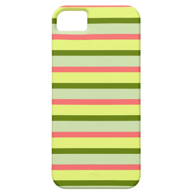 Watermelon Stripe Classic Case-Mate iPhone Hülle (Rückseite)