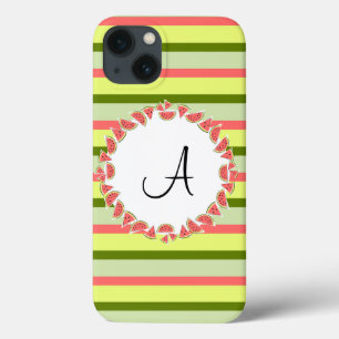 Watermelon Stripe Classic Monogram iPad Mini Gehäu Case-Mate iPhone Hülle