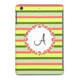 Watermelon Stripe Classic Monogram iPad Mini Gehäu Case-Mate iPhone Hülle