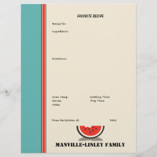 Watermelon Stripe Custom Recipe Seite (nicht marki