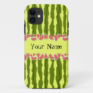 Watermelon Stripe Ihr Name iPhone 5 Fall Case-Mate iPhone Hülle