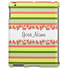 Watermelon Stripe Klassischer Name iPad Fall title_seo2
