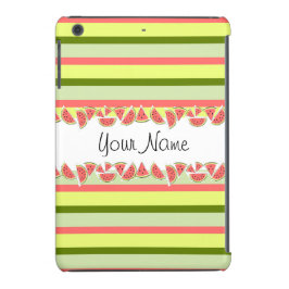 Watermelon Stripe Klassischer Name iPad Mini Fall Case-Mate iPhone Hülle