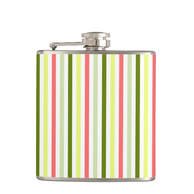 Watermelon Stripe Thin Flachmann (Vorderseite)