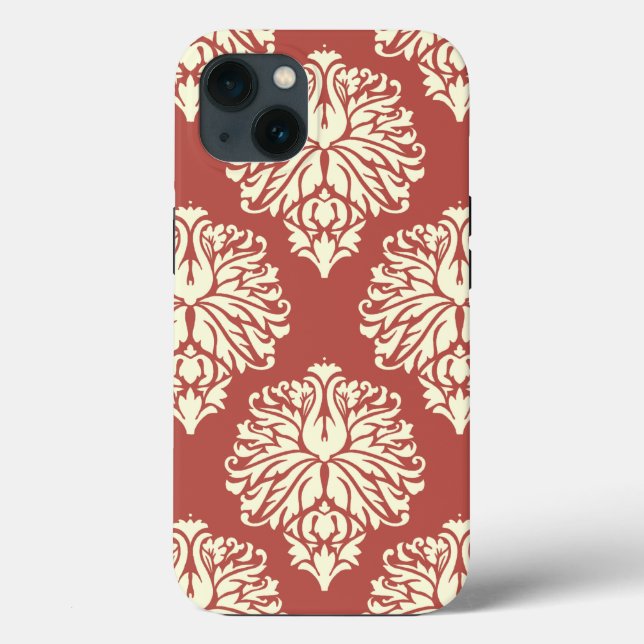 Watermelon Südliche Hütte Damask Case-Mate iPhone Hülle (Rückseite)