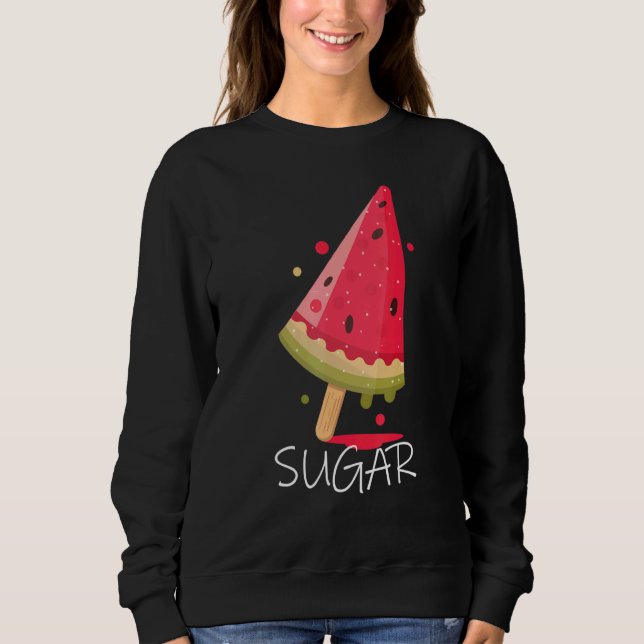Watermelon Sugar Summer Design Sweatshirt (Vorderseite)