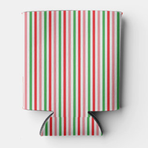 Watermelon Summer Stripes Digitales Papier Dosenkühler