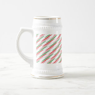 Watermelon Summer Stripes Pattern-56204 Bierglas