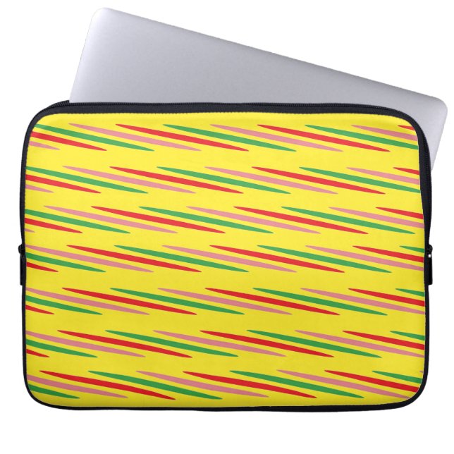 Watermelon Summer Stripes Pattern-56204 Laptopschutzhülle (Vorderseite)