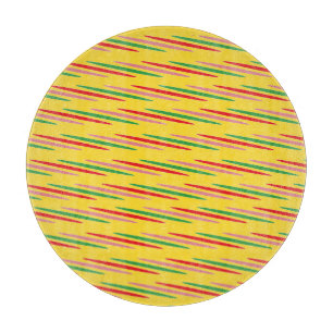Watermelon Summer Stripes Pattern-56204 Schneidebrett