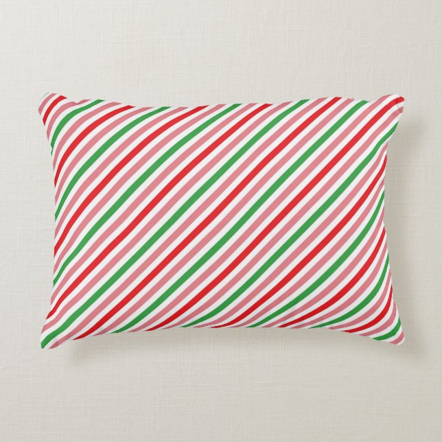 Watermelon Summer Stripes Pattern-56206 Dekokissen (Vorderseite)