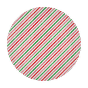 Watermelon Summer Stripes Pattern-56206 Schneidebrett
