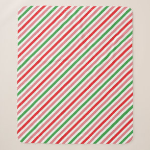Watermelon Summer Stripes Pattern-56206 Sherpadecke