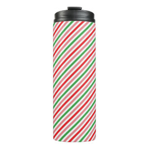Watermelon Summer Stripes Pattern-56206 Thermosbecher