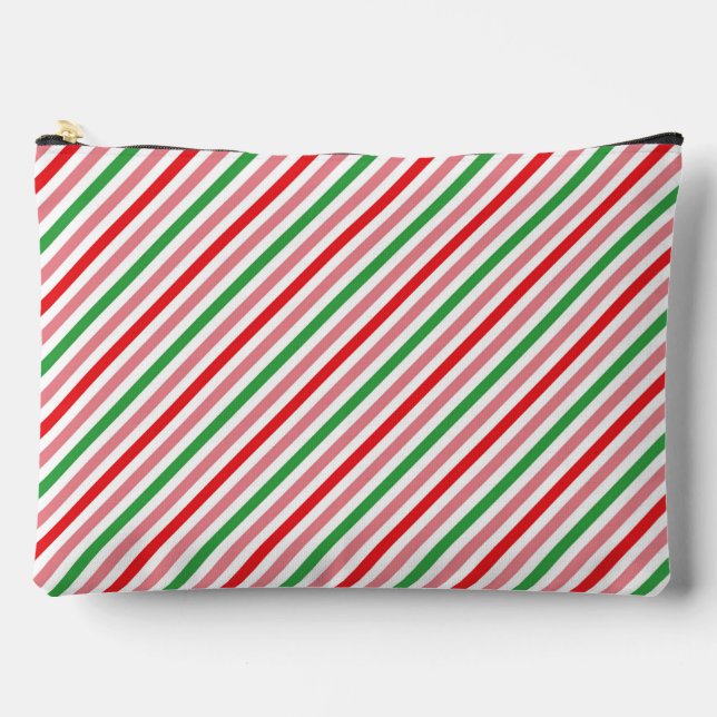 Watermelon Summer Stripes Pattern-56206 Zubehörtasche (Vorderseite)