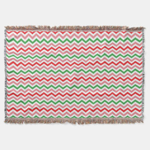 Watermelon Summer Zigzag Streifen Muster-56209 Decke