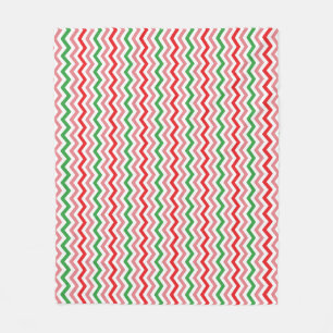 Watermelon Summer Zigzag Streifen Muster-56209 Fleecedecke