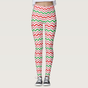 Watermelon Summer Zigzag Streifen Muster-56209 Leggings