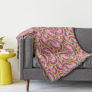 Watermelon Surprise Throw Decke
