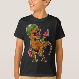 Watermelon T - Rex Dinosaur Watermelon Lover T-Shirt
