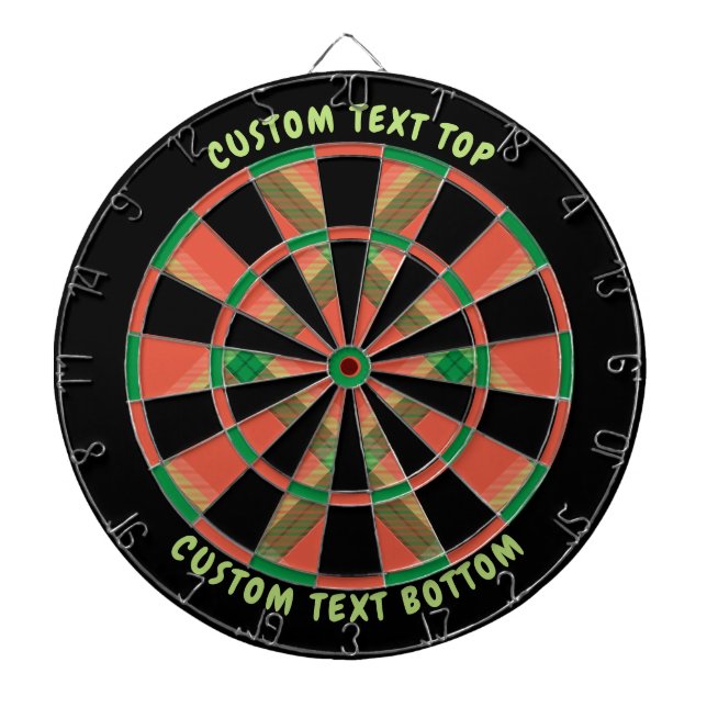 Watermelon Tartan Dart Board Dartscheibe (vorne)