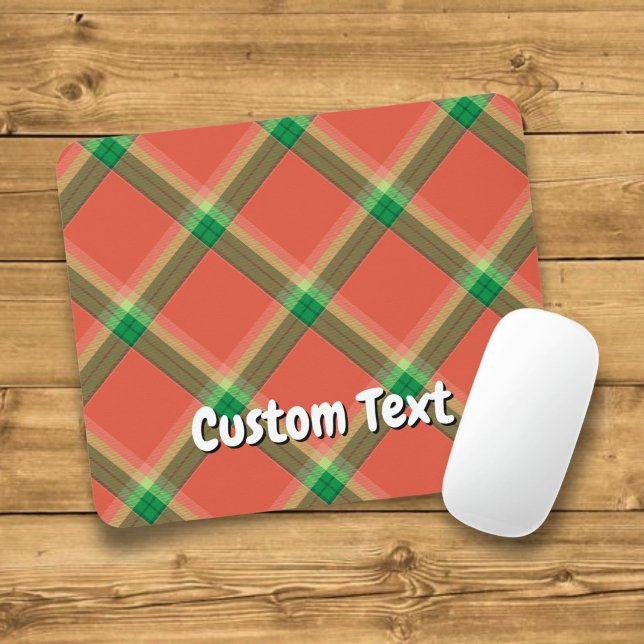 Watermelon Tartan Mouse Pad Mousepad (Von Creator hochgeladen)