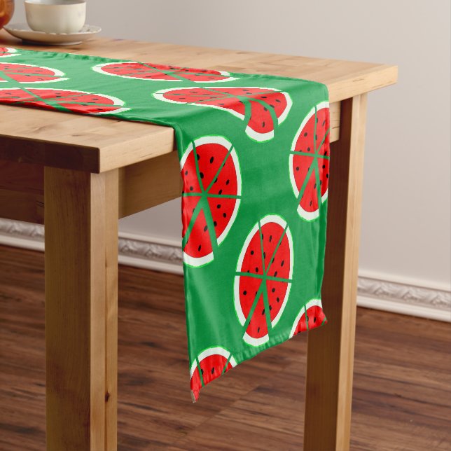 Watermelon Wedge Kurzer Tischläufer (Beispiel)