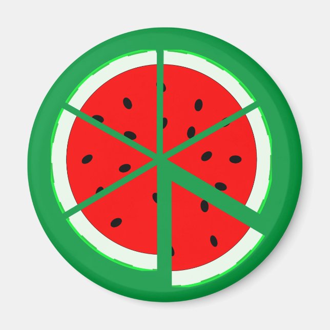 Watermelon Wedge Magnet (Vorne)