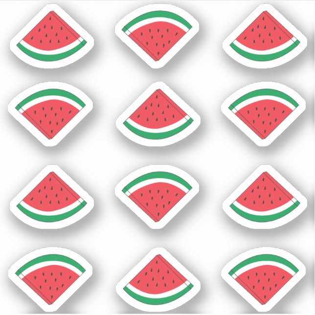 Watermelon Wedge Sticker Pack (Vorderseite)