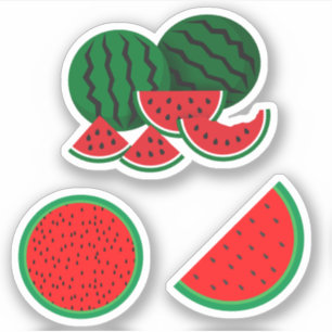 Watermelon Wedges Aufkleber
