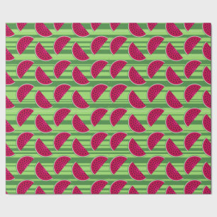 Watermelon Wedges Muster Geschenkpapier
