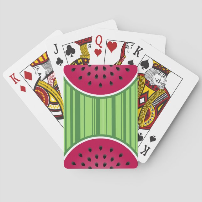 Watermelon Wedgies Spielkarten (Rückseite)