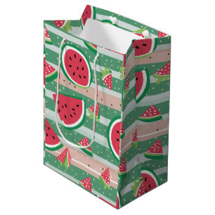 Watermelon Wrapping Paper Mittlere Geschenktüte