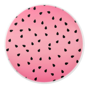 Watermelone Schwarze Seeds Sommermäuse Juicy Pink Keramikknauf