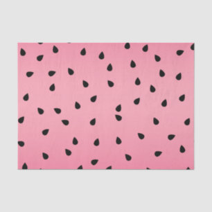 Watermelone Schwarze Seeds Sommermäuse Juicy Pink Seidenpapier