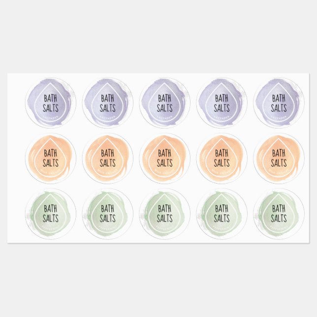 Waterproof Essential Oil Drop Craft Labels Etiketten (Blatt)