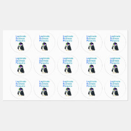 waterproof Legitimate Business Penguins sticker