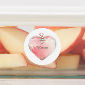Waterproof Name Sticker, Label, Heart Etiketten
